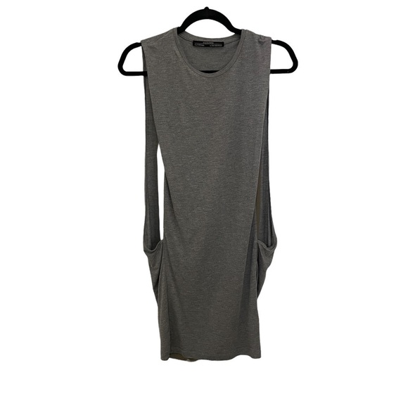 All Saints Gray Mini Dress - Picture 3 of 7